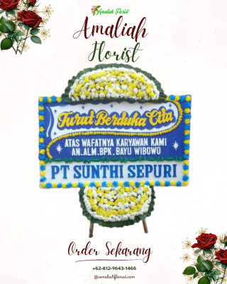 Papan Bunga Duka di Sukomoro