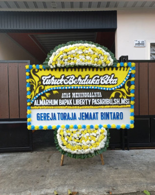 Papan Bunga Duka di Sukomoro